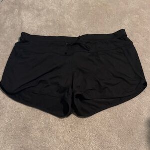 Athleta Black Athletic/Swim Shorts
